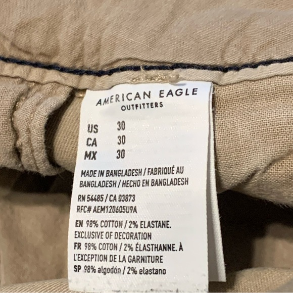 Men’s American Eagle Next Level Flex Shorts Sz 30, mid thigh length - Picture 3 of 7